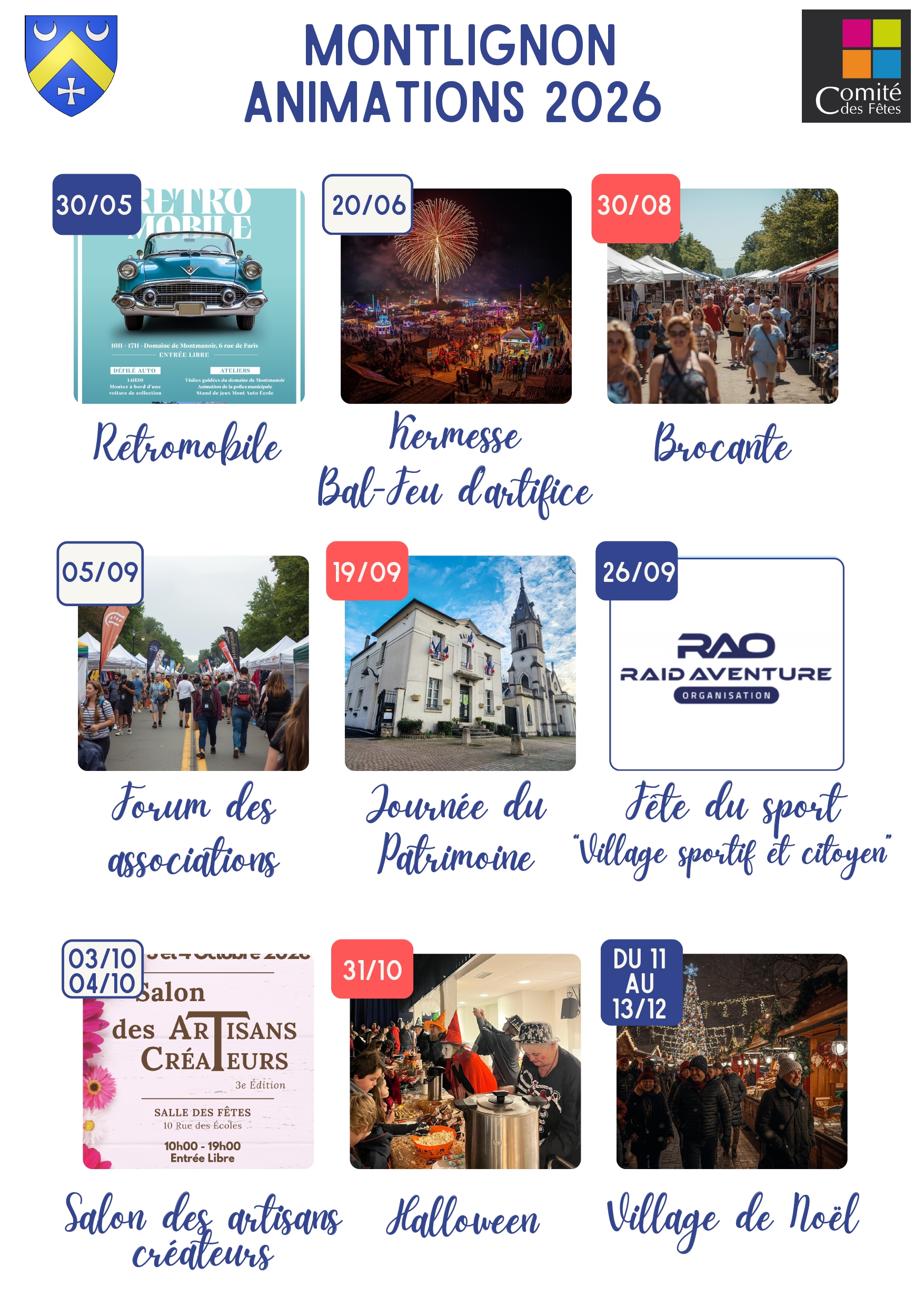 Agenda évènements Montlignon
